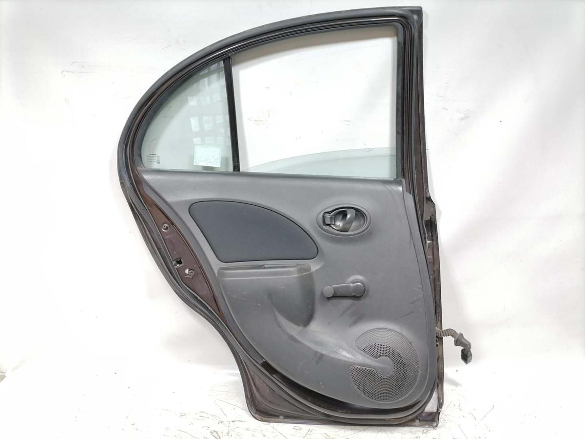 Nissan Micra K13 original T&uuml;r hinten links GAB-Nightshade Rohbau Bj.2012